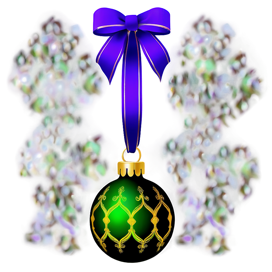 Purple Christmas Ornaments Png Tix74 PNG Image