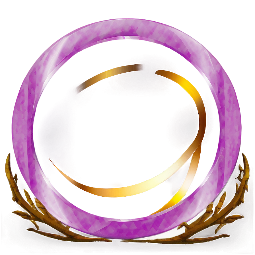 Purple Circle B PNG Image