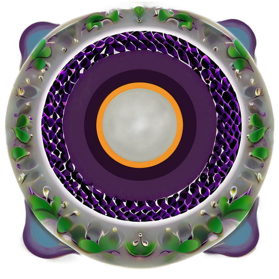 Purple Circle Pattern Png 06202024 PNG Image