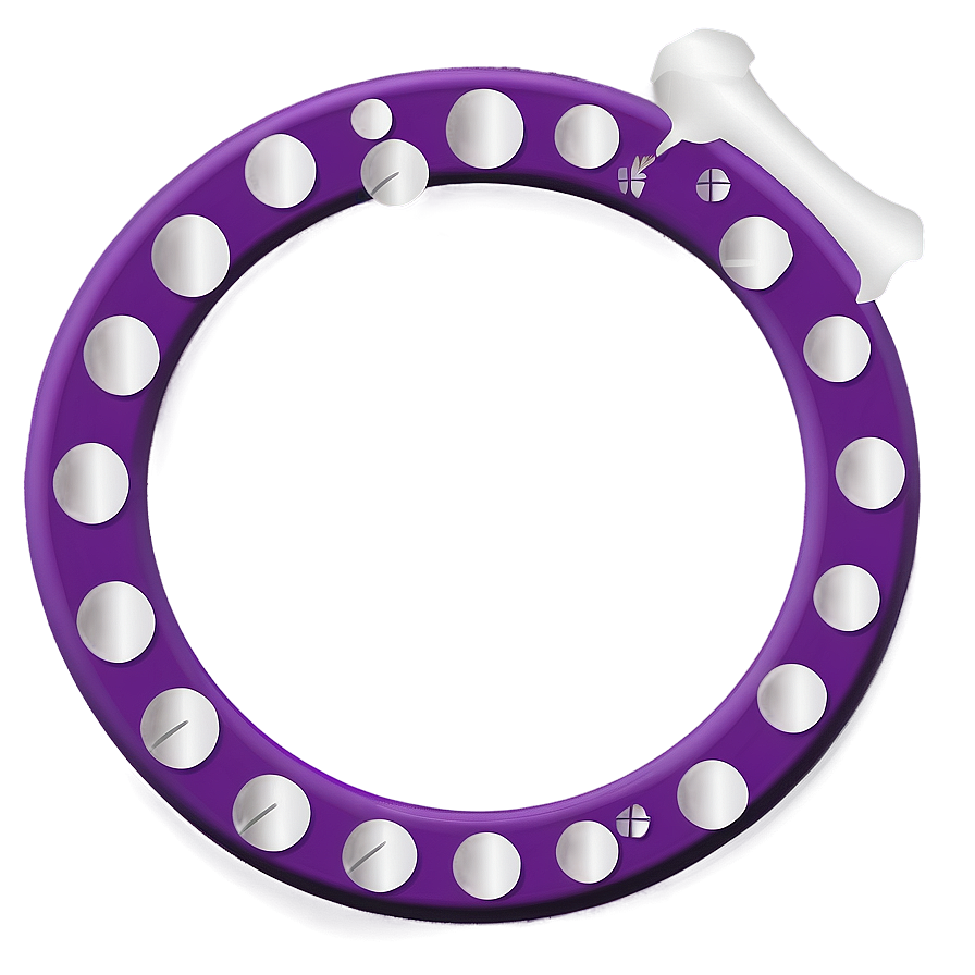 Purple Circle With Dots Png Hmg PNG Image