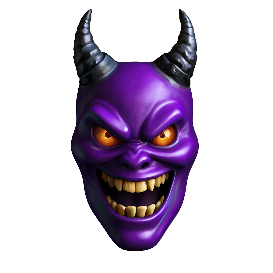 Purple Devil Emoji Png Isq3 PNG Image