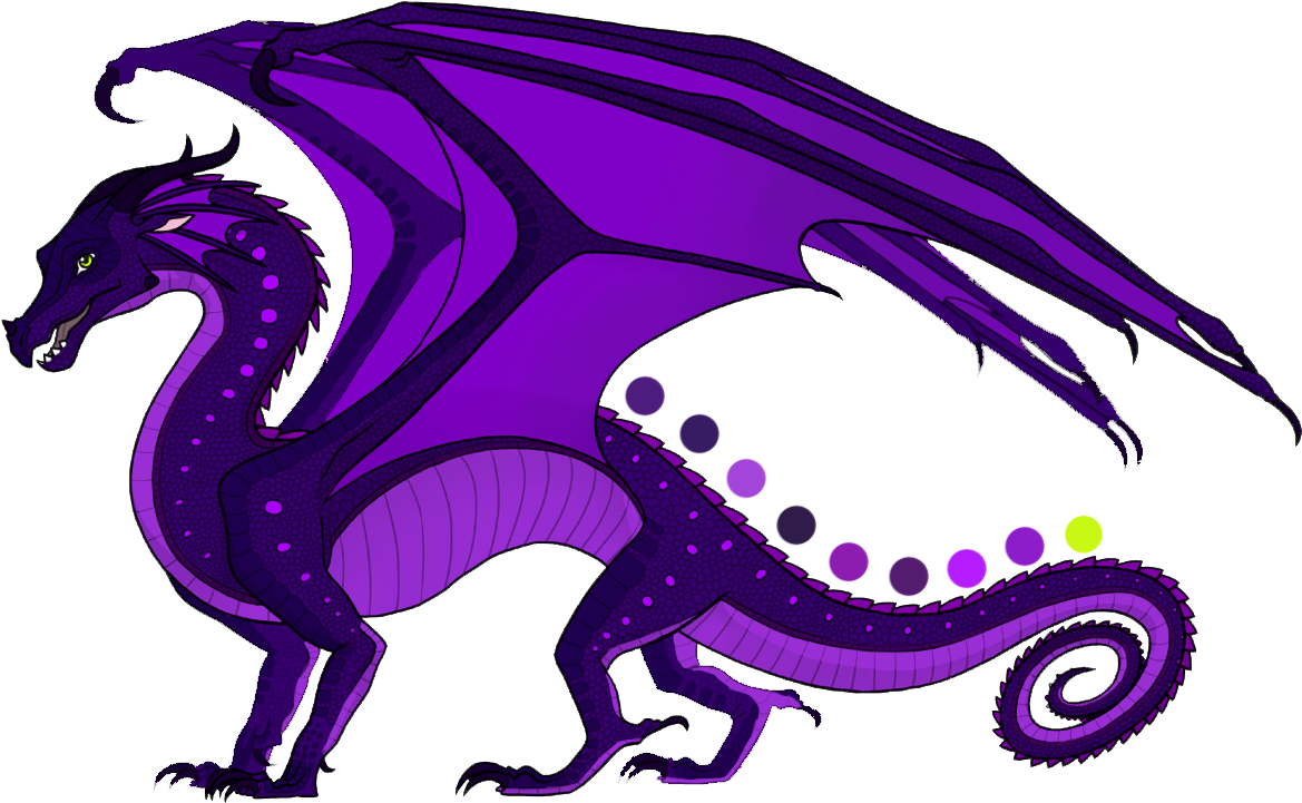 Purple Dragon Illustration Wings Of Fire PNG Image