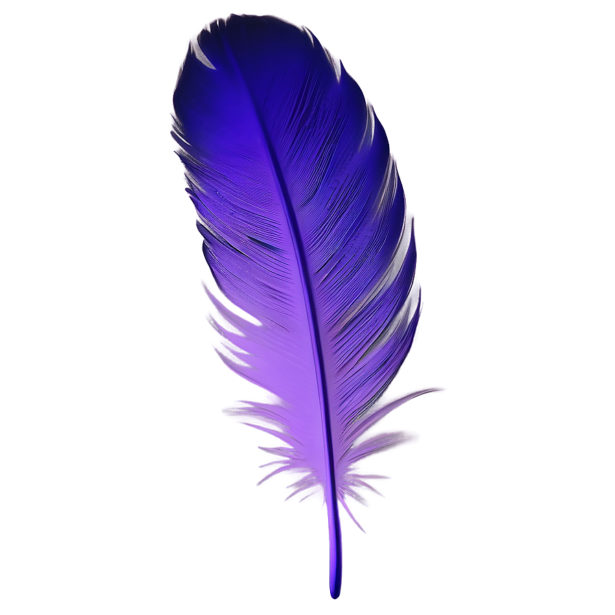 Purple Feather Png Dqu PNG Image