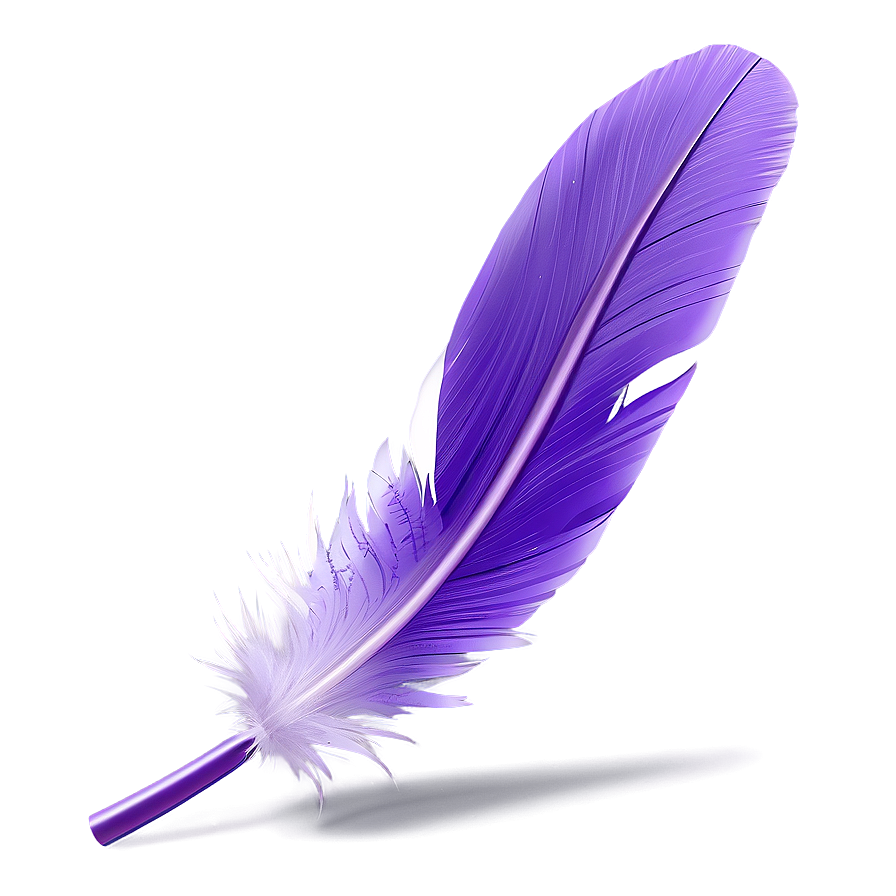 Purple Feather Png Tio74 PNG Image