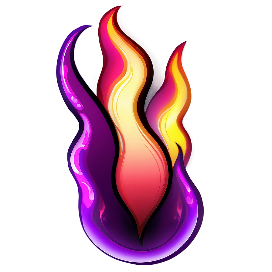 Purple Flame Clipart Png Cju31 PNG Image