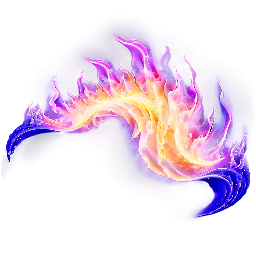 Purple Flame Wave Png 06272024 PNG Image