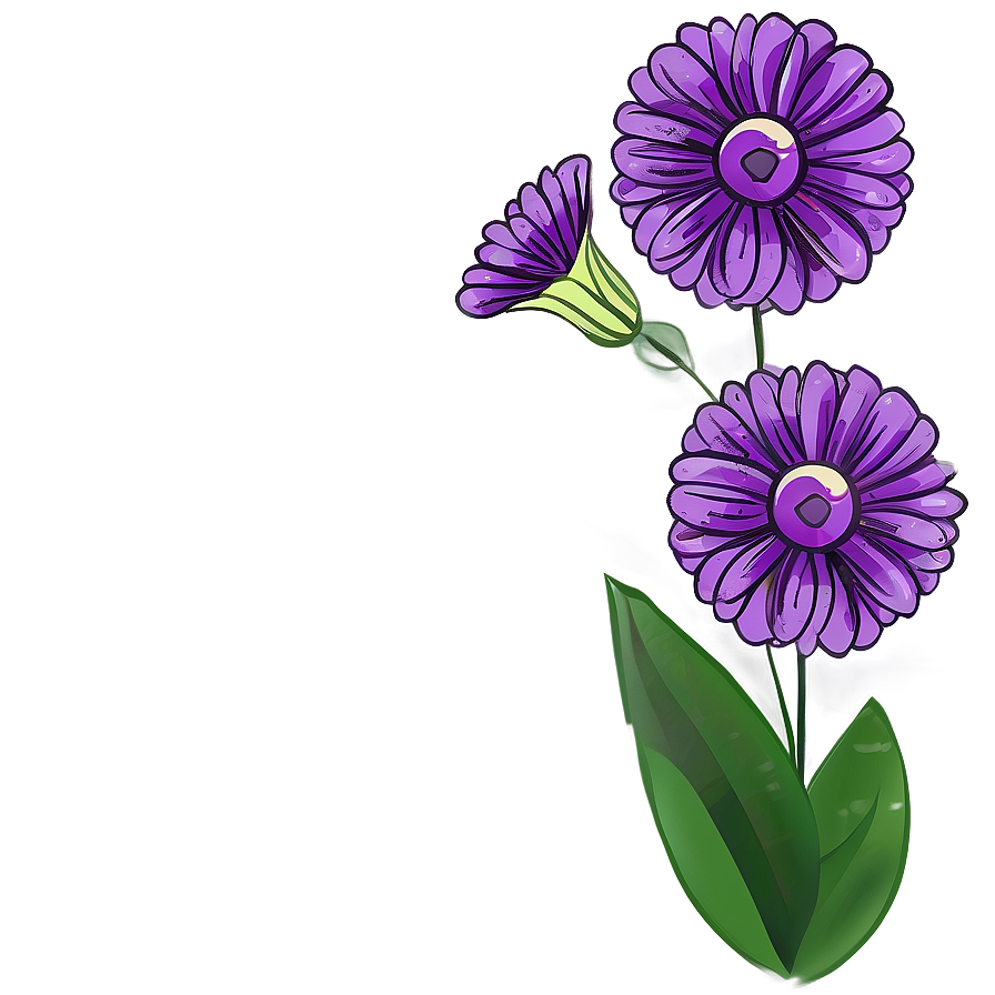 Purple Flower Png 72 PNG Image