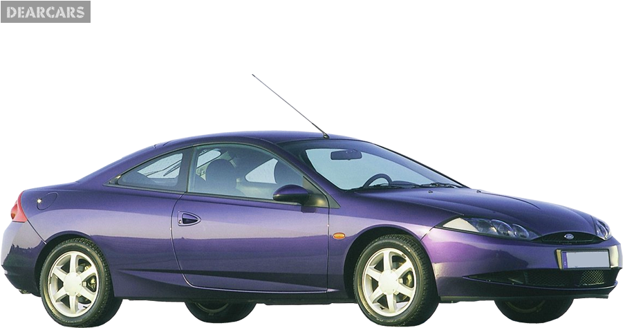 Purple Ford Cougar Side View PNG Image