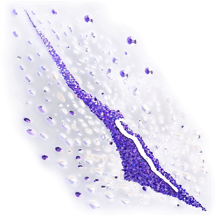 Purple Glitter Rain Png Hfe PNG Image