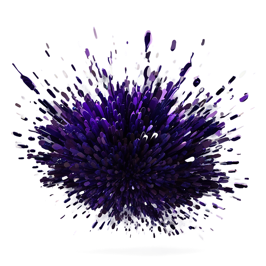 Purple Glitter Splash Png Fku PNG Image