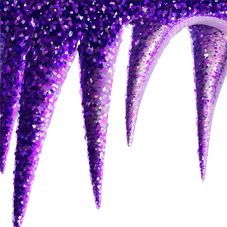 Purple Glitter Wave Png Blb11 PNG Image