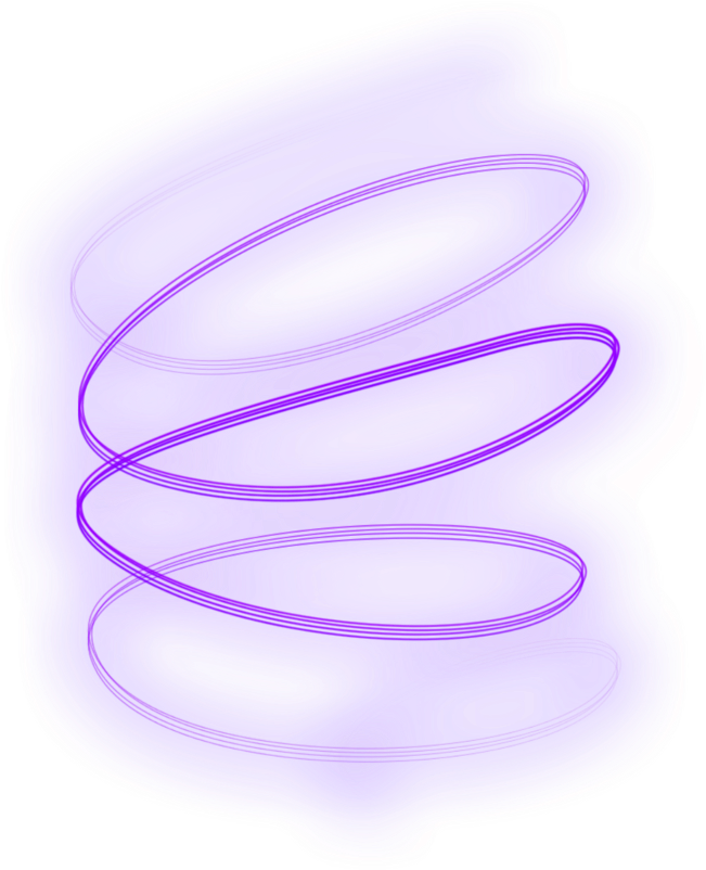 Purple Glow Spiral Abstract PNG Image