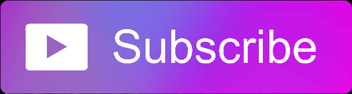 Purple Gradient Subscribe Button PNG Image