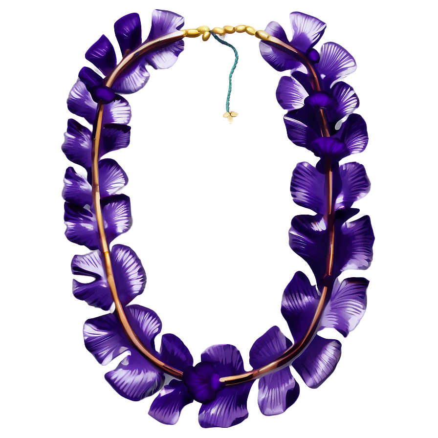 Purple Hawaiian Lei Png 45 PNG Image