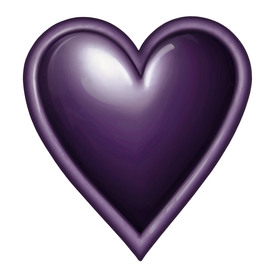 Purple Heart Emoji Png 17 PNG Image