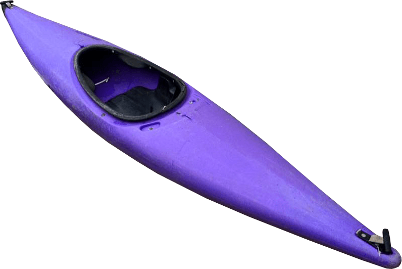 Purple Kayak Isolated PNG Image