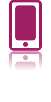 Purple Mobile Device Icon PNG Image