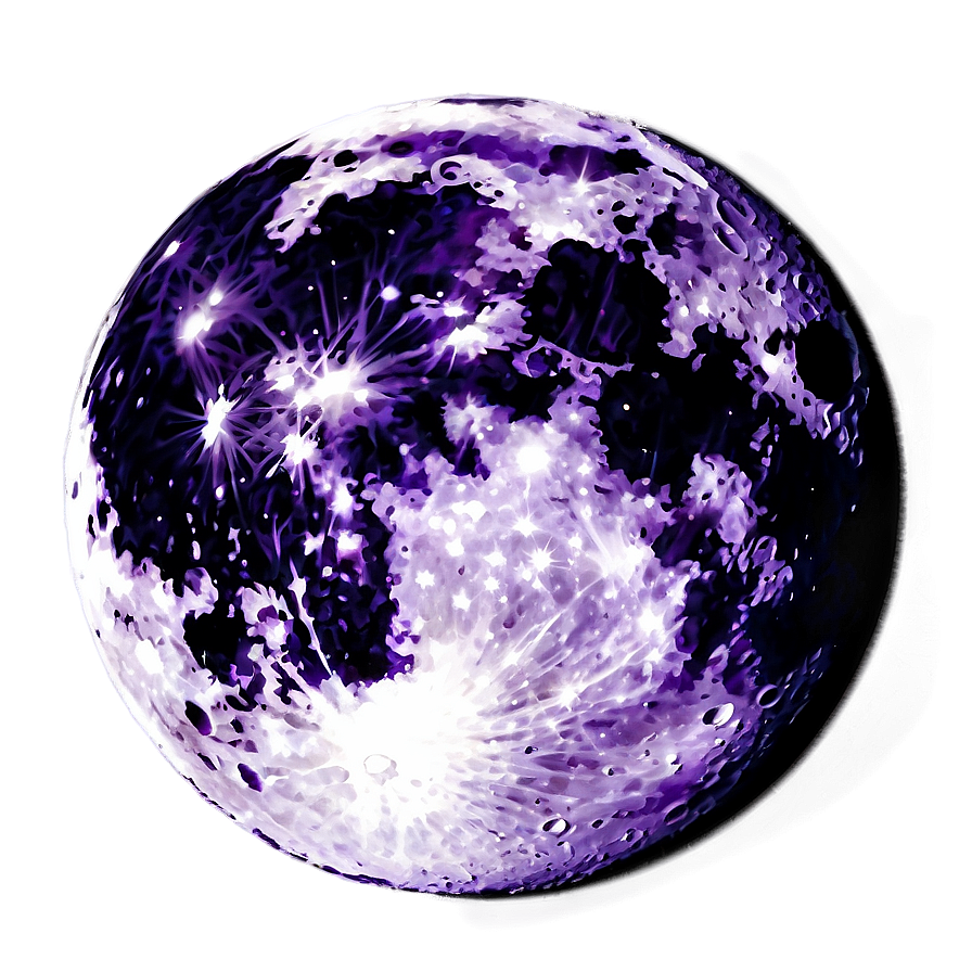 Purple Moon Png 10 PNG Image