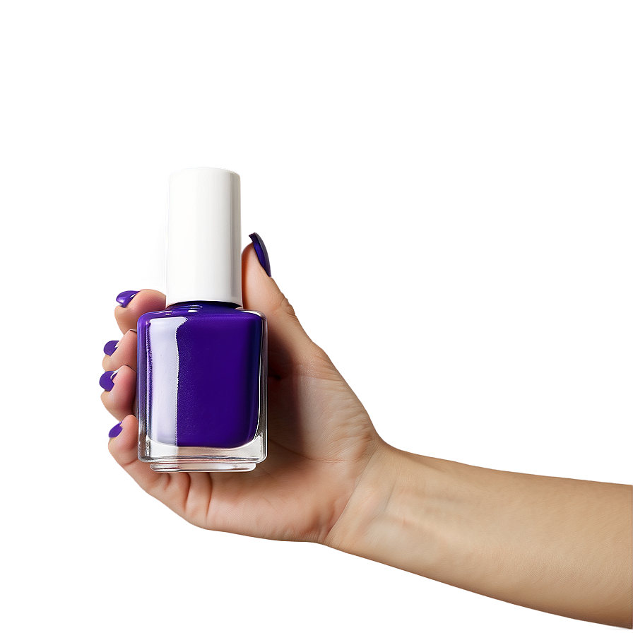 Purple Nail Polish Png 05252024 PNG Image