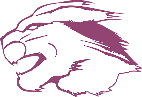 Purple_ Panther_ Logo PNG Image