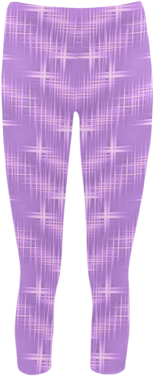 Purple Plaid Leggings Product Image PNG Image