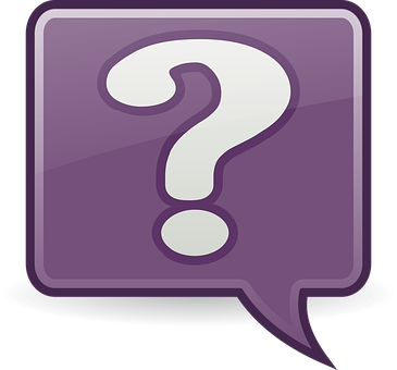 Purple Question Mark Icon PNG Image