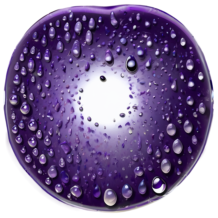 Purple Rain Droplets Effect Png Gdy PNG Image