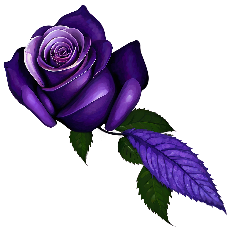 Purple Roses Romance Png 05042024 PNG Image