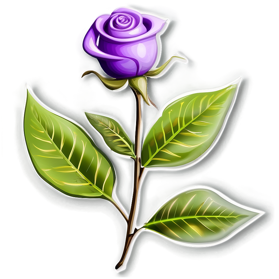 Purple Roses Romance Png 05042024 PNG Image