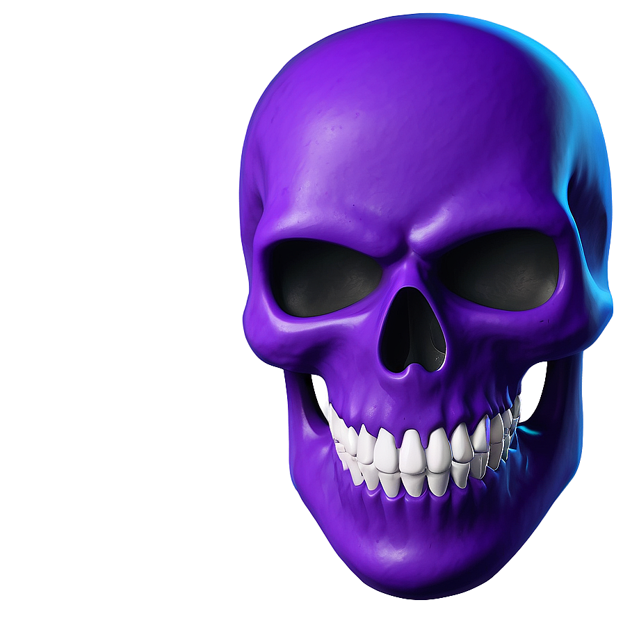 Purple Skull Trooper Character Render Png 25 PNG Image