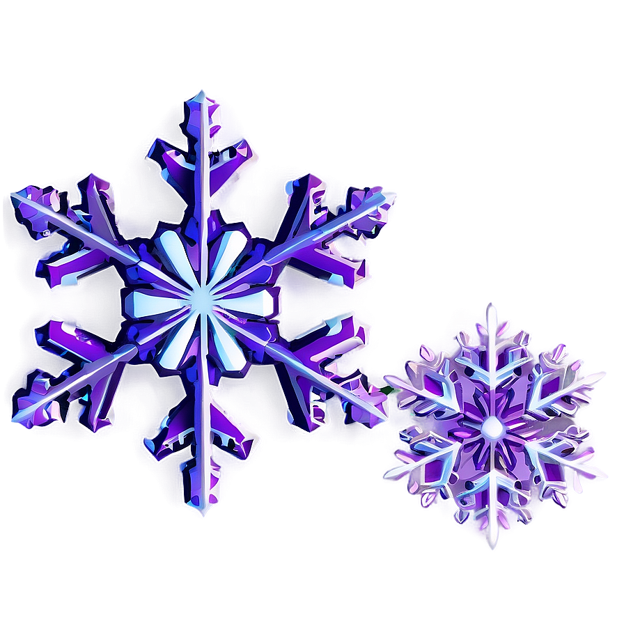 Purple Snowflake Png Uxk PNG Image