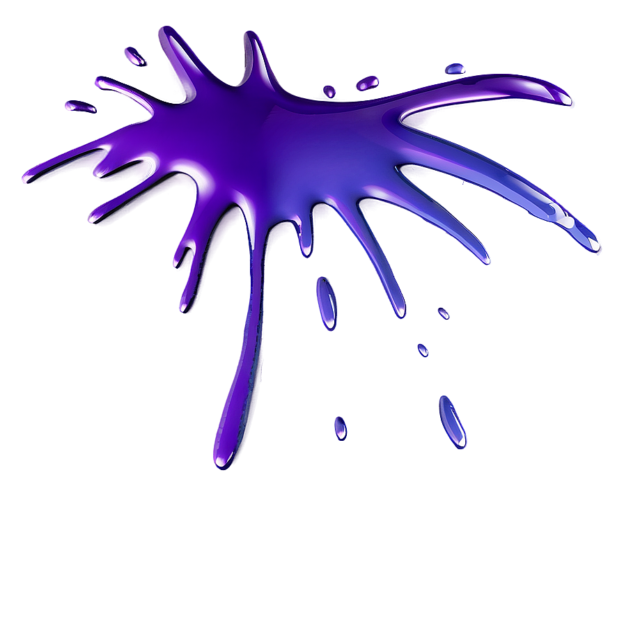 Purple Splat Png Dnj PNG Image