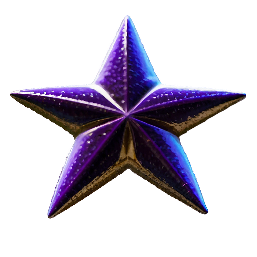 Purple Star B PNG Image