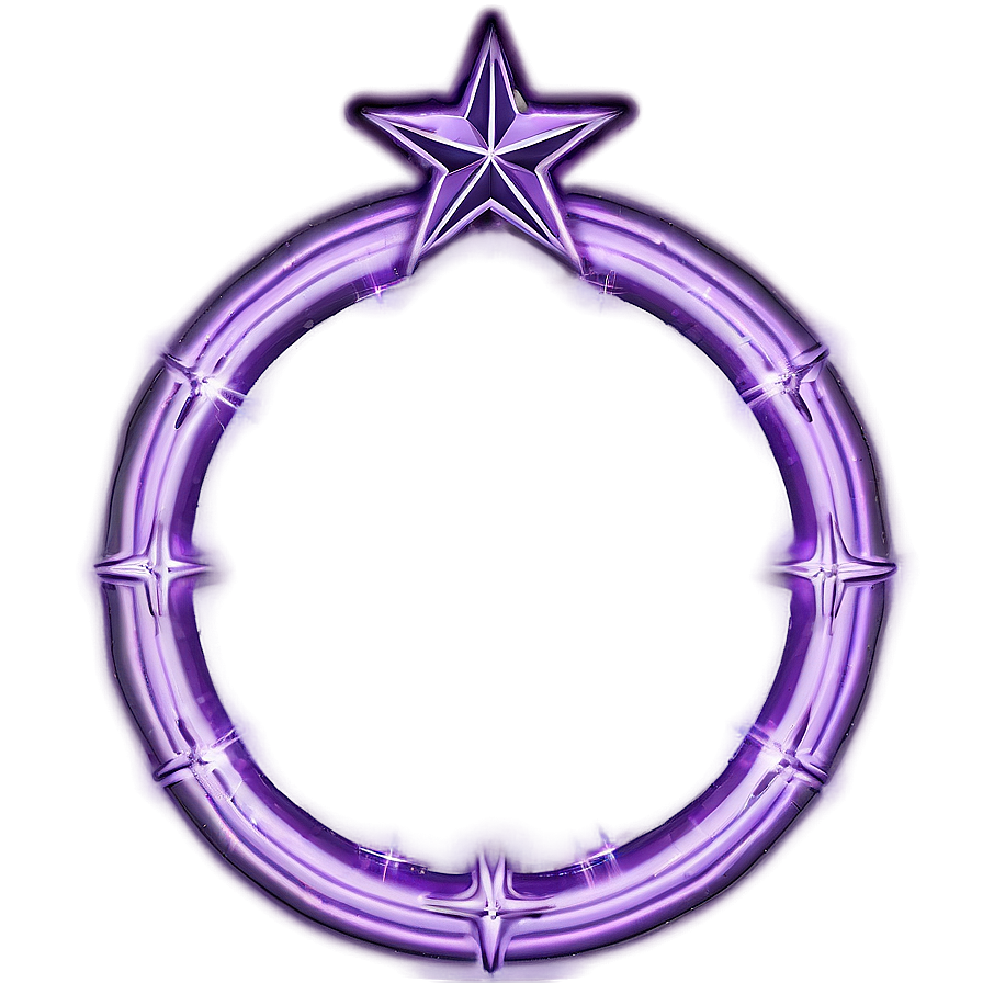 Purple Star Halo Png 06252024 PNG Image