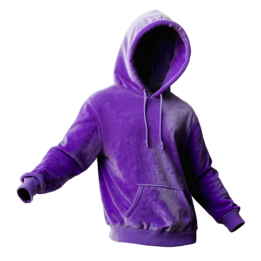 Purple Velvet Hoodie Image Png Dge PNG Image