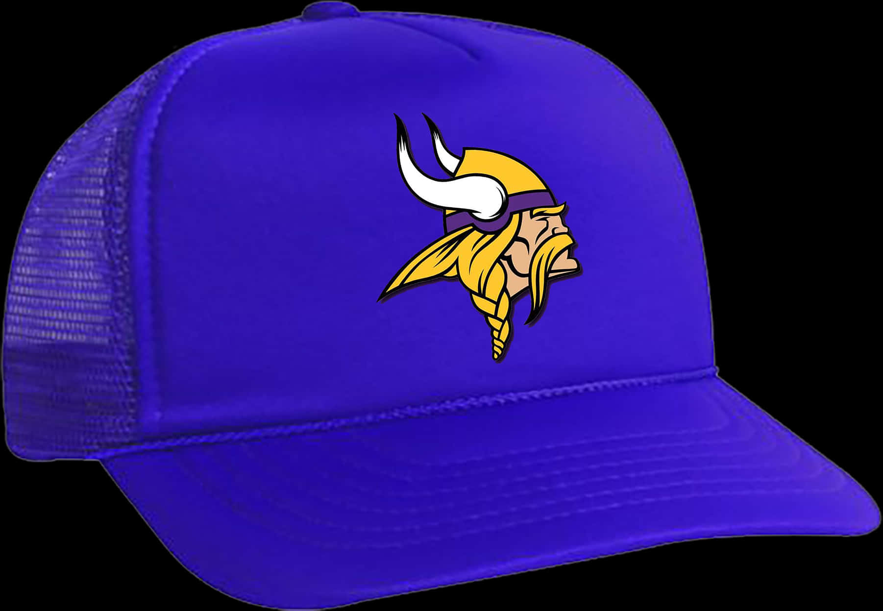 Purple Vikings Logo Cap PNG Image