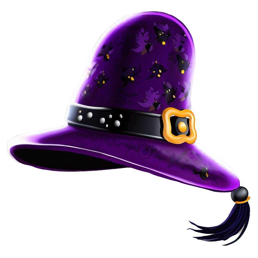 Purple Witches Hat Png 06292024 PNG Image