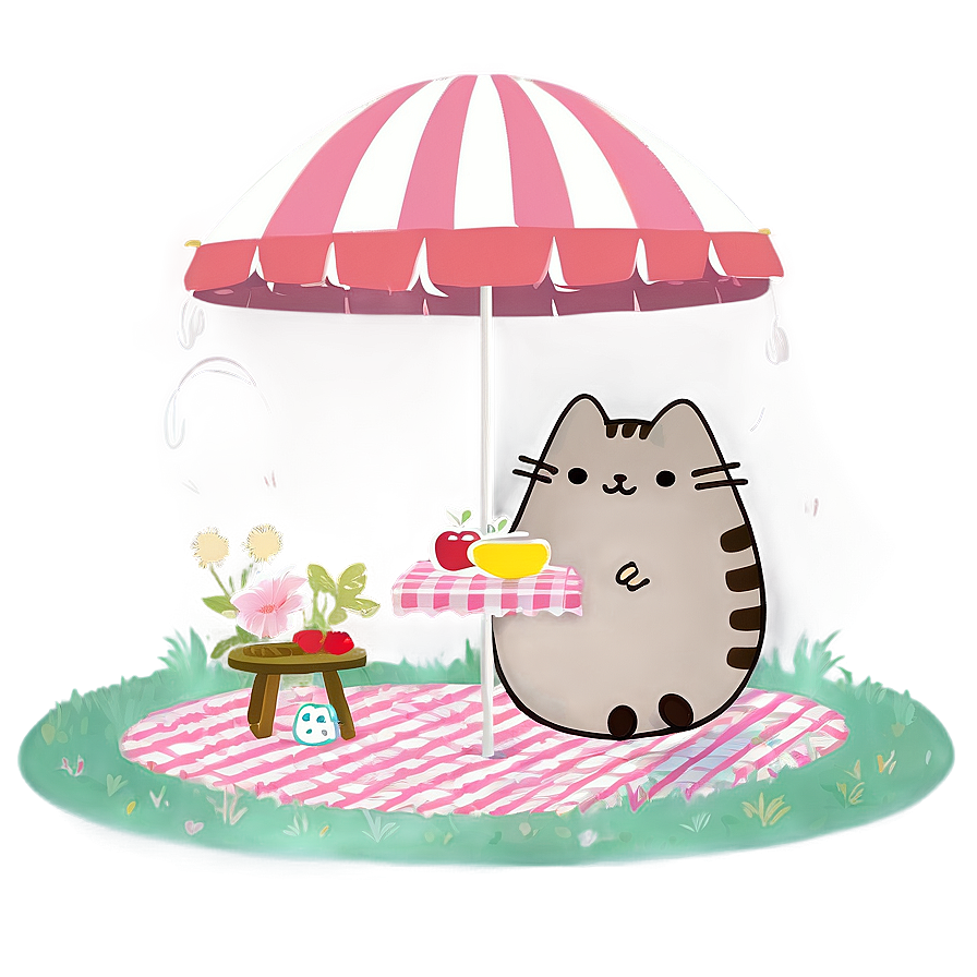 Pusheen And Friends Picnic Png Tgc57 PNG Image