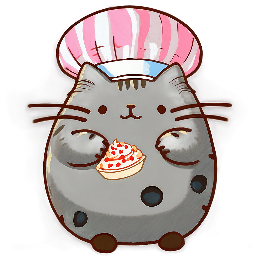 Pusheen The Baker Png 06112024 PNG Image