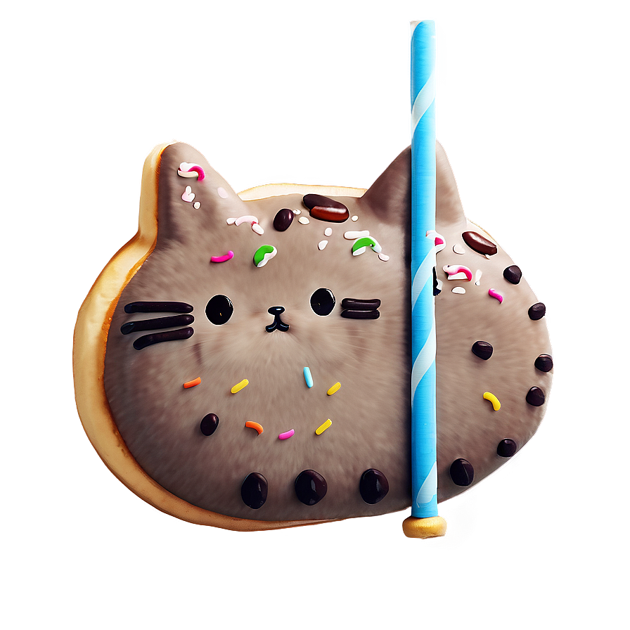 Pusheen With Donuts Png Att PNG Image