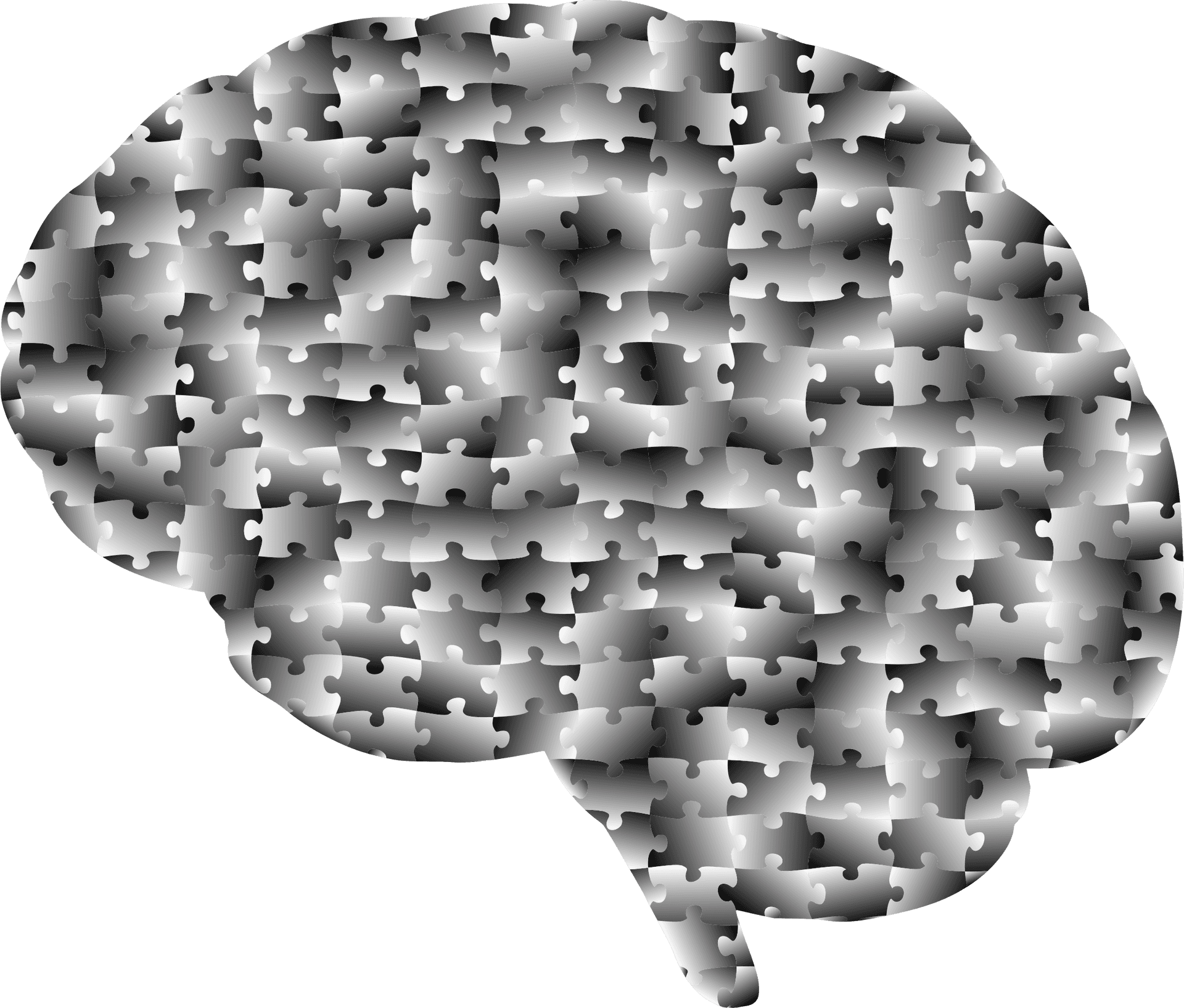 Puzzle Brain Graphic PNG Image