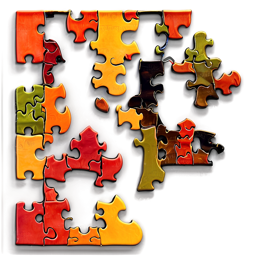 Puzzle Piece Border Png Ifb82 PNG Image