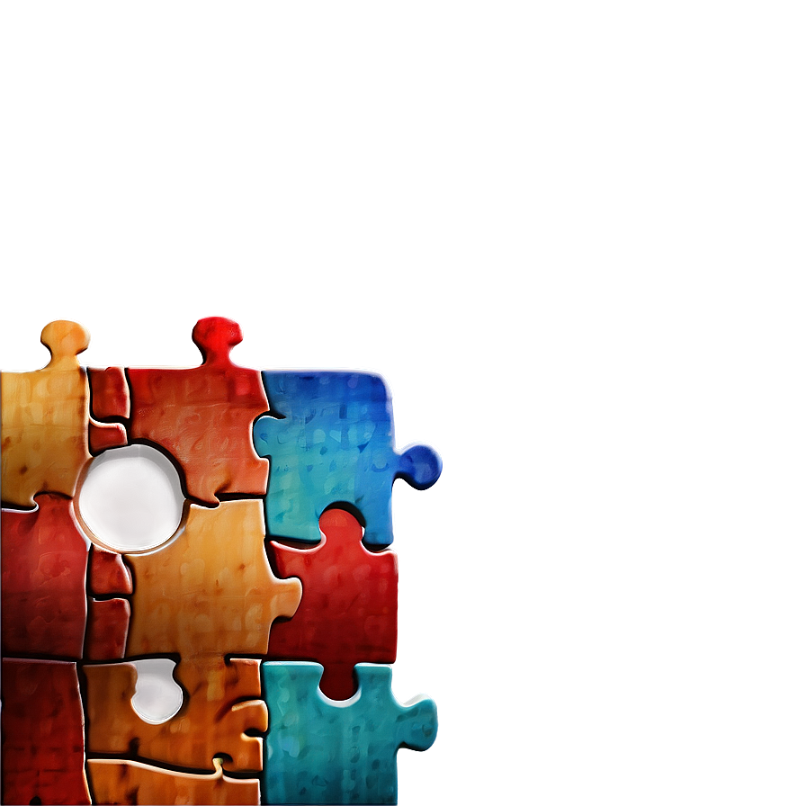 Puzzle Piece Border Png Vna49 PNG Image