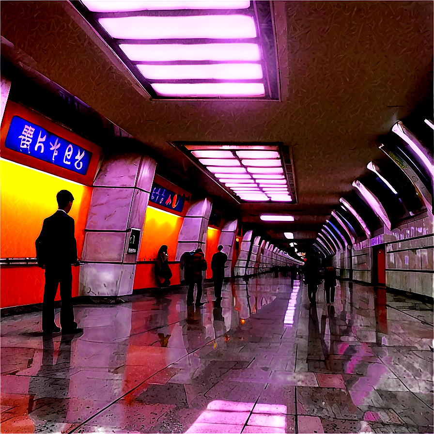 Pyongyang Metro Station Png 06242024 PNG Image