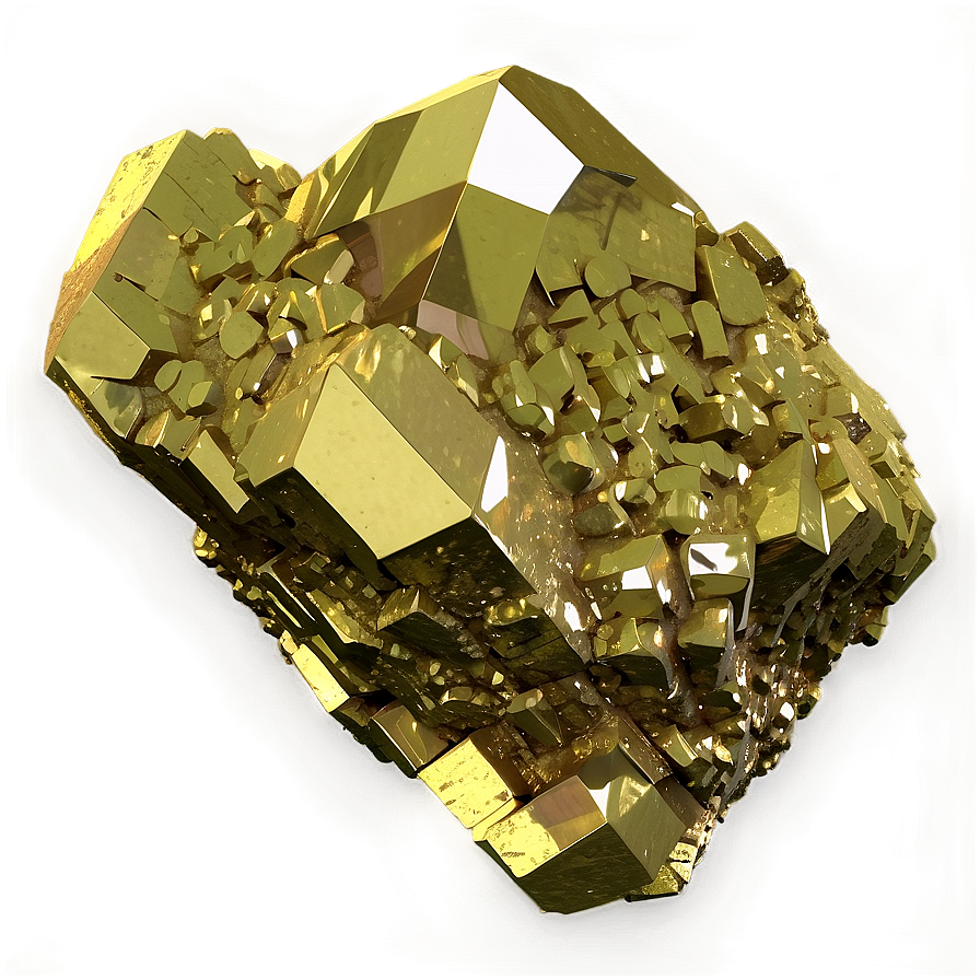 Pyrite Crystal Png Mor PNG Image