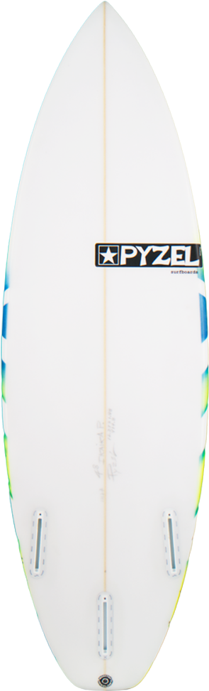 Pyzel Surfboard Vertical View PNG Image