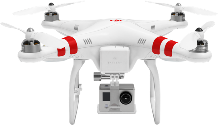 Quadcopter Drone With Camera PNG Image