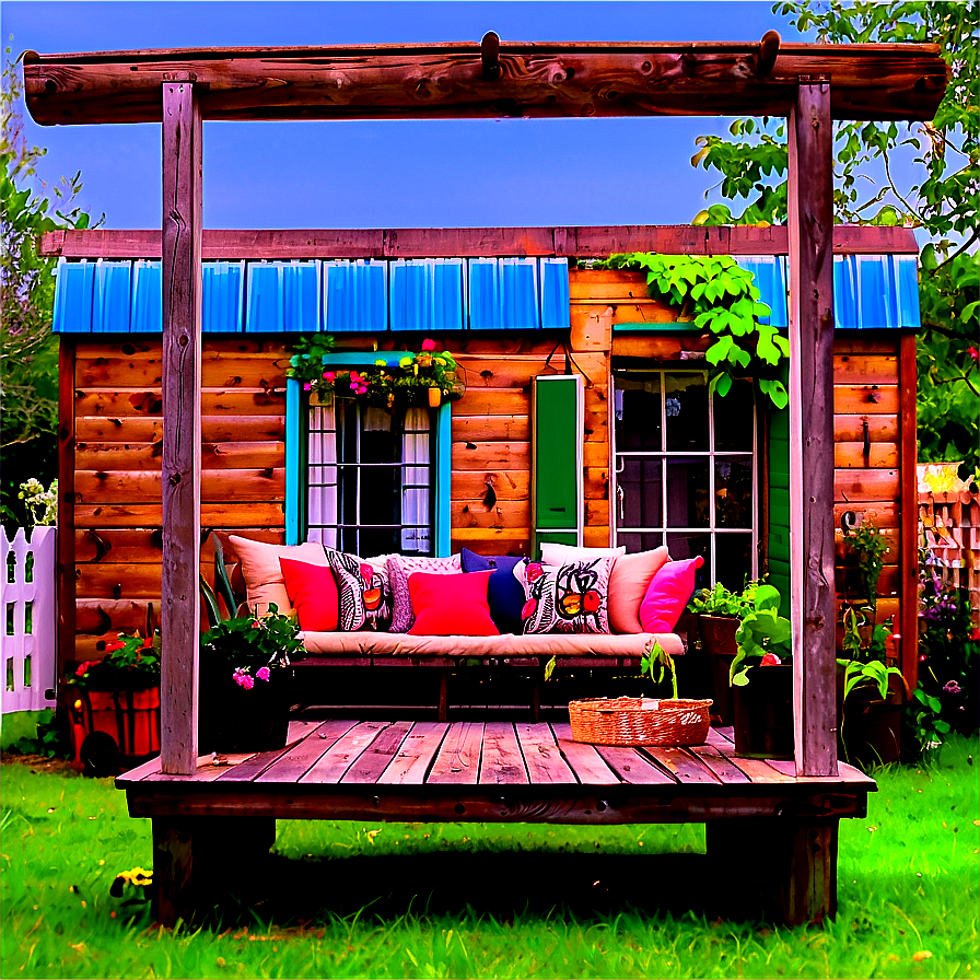 Quaint Cottage Porch Png Ooc PNG Image