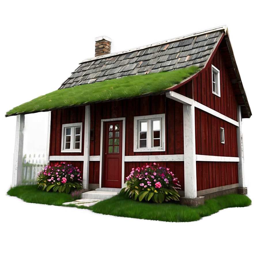 Quaint Farm Cottage Png 05242024 PNG Image