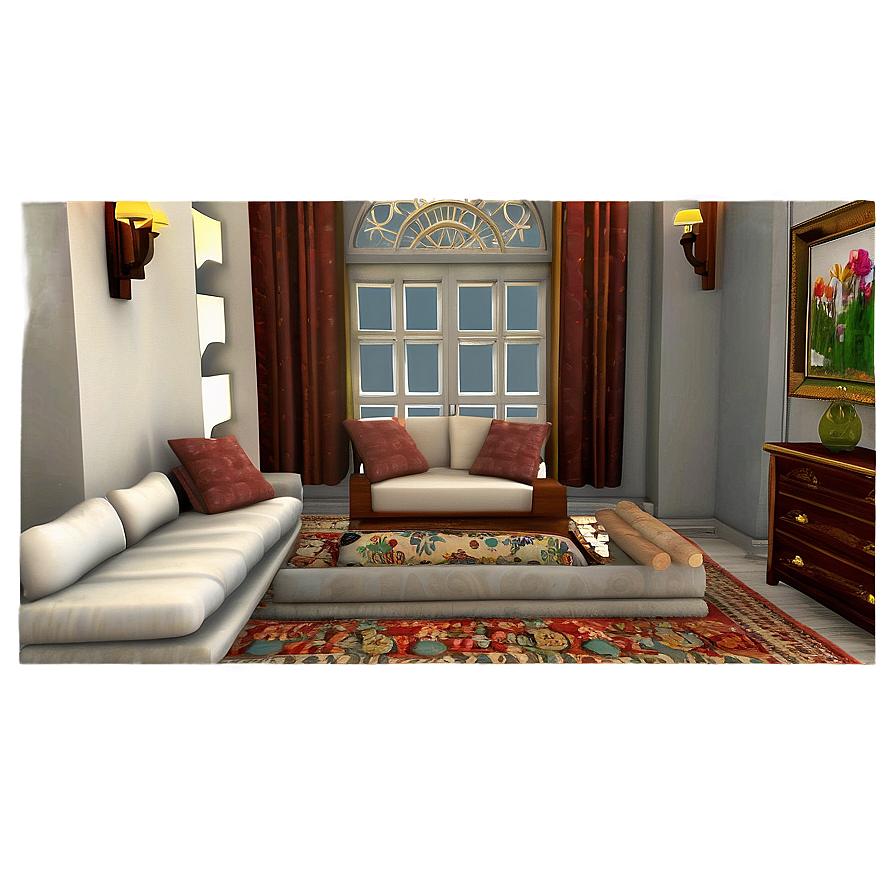 Quaint Mansion Nook Png Grv72 PNG Image